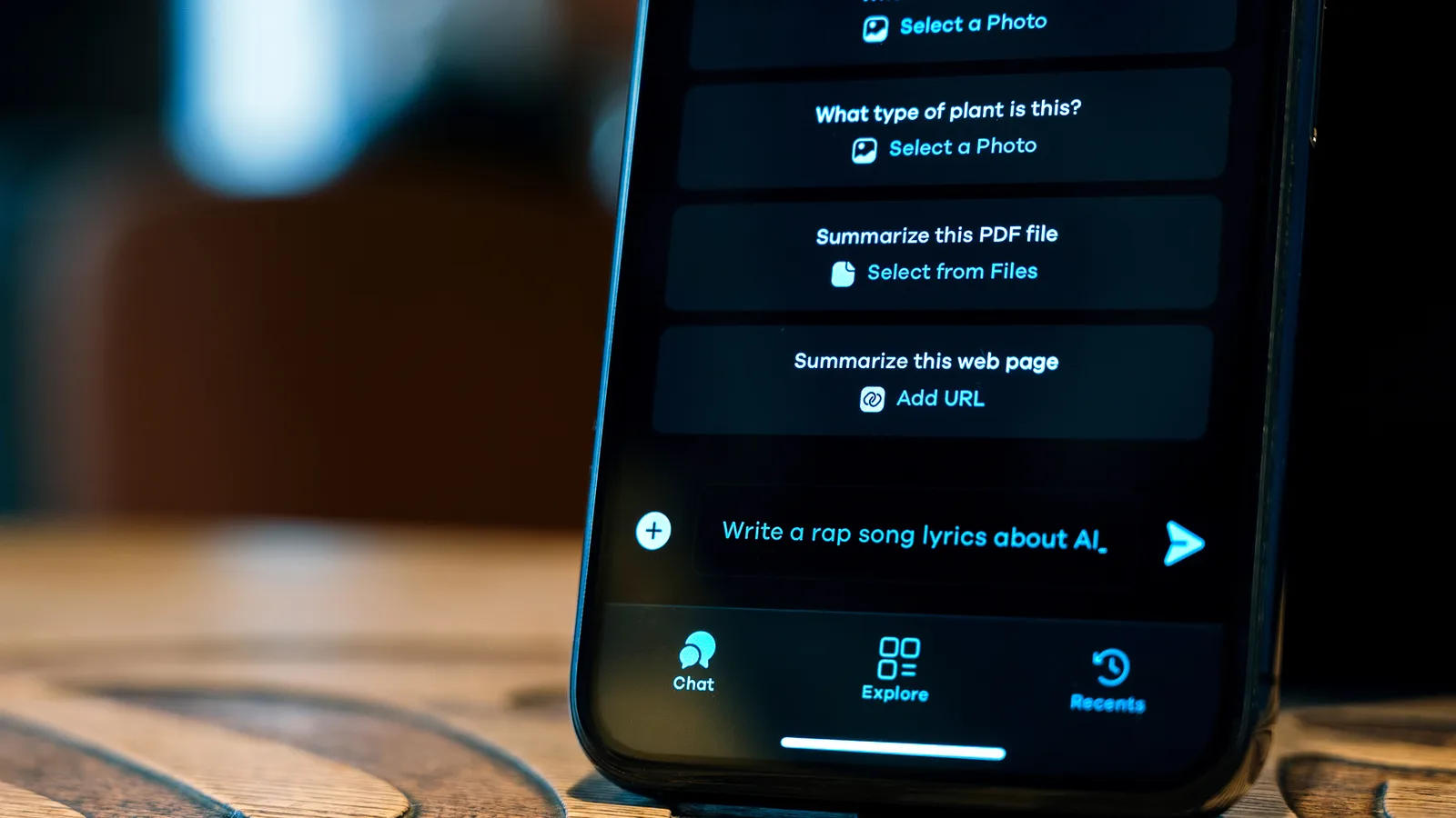 Phone with ai chat